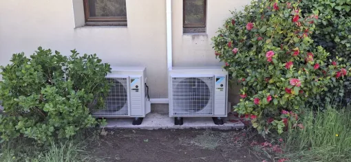 Installation de deux pompes à chaleur air/air sur Pontonx-sur-l'Adour, Mont-de-Marsan, NEO CLIMAT