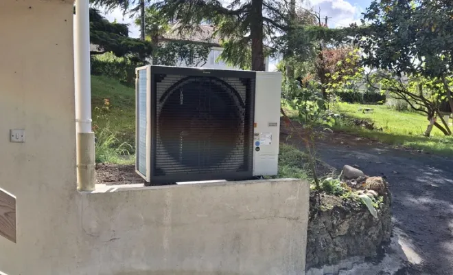 Installation d'une pompe à chaleur air-eau Daikin à Morcenx, Mont-de-Marsan, NEO CLIMAT