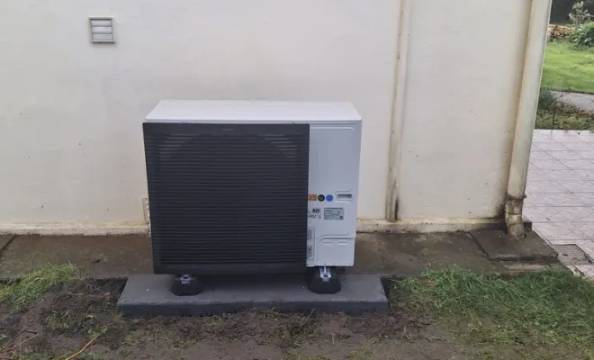 Installation d'une pompe à chaleur air-eau Daikin pour chauffage seul avec radiateurs à Narrosse, Mont-de-Marsan, NEO CLIMAT