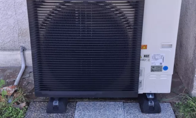 Installation d'une pac air eau daikin 8 kw avec production d'eau chaude à Tartas, Mont-de-Marsan, NEO CLIMAT