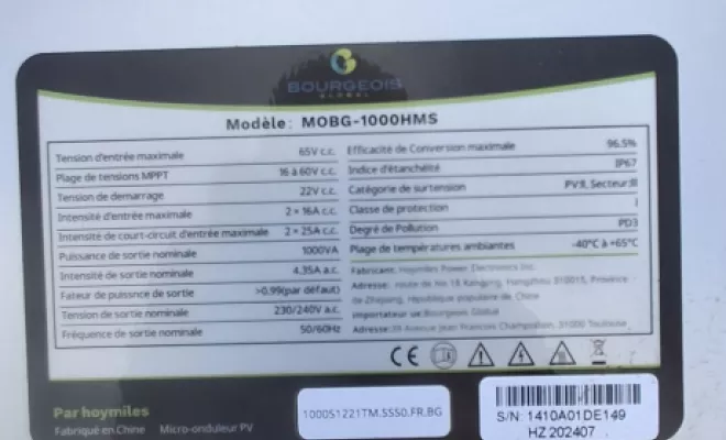 Installation d'un kit Photovoltaique de 6kWc + 1 batterie de 5kW avec back up sur la commune de Sarbazan, Mont-de-Marsan, NEO CLIMAT