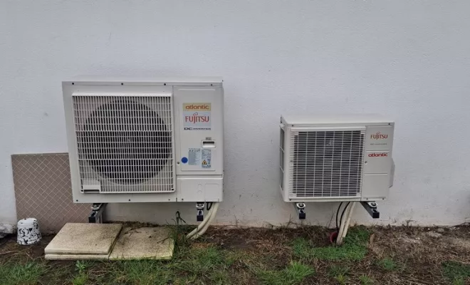 Installation dun chaufe eau thermodynamique et d un gainable sur la commune de Hinx, Mont-de-Marsan, NEO CLIMAT