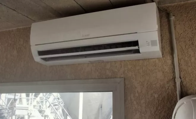 Installation de deux pompe à chaleur air air de marque Mitsubishi à la carriere Lafitte à Pontonx, Mont-de-Marsan, NEO CLIMAT